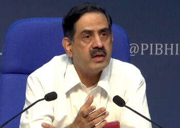 New Delhi, May 26 (ANI): Dr Balram Bhargava, Director General, ICMR (Indian Council of Medical Research) briefs media over COVID-19, in New Delhi on Tuesday. (ANI Photo)