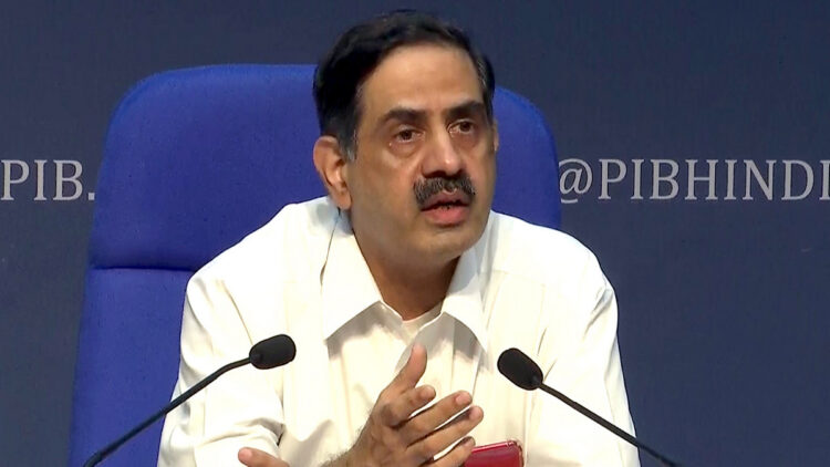New Delhi, May 26 (ANI): Dr Balram Bhargava, Director General, ICMR (Indian Council of Medical Research) briefs media over COVID-19, in New Delhi on Tuesday. (ANI Photo)