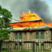 SRINAGAR, APR 19 (UNI):- Mosque and few other structures were gutted in a devastating fire incident in downtown Gojwaa area of Srinagar on Tuesday. UNI PHOTO-99U